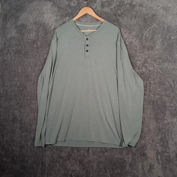Free fly Bamboo shade long sleeve shirt men's Green Color size 3X - Picture 1 of 7